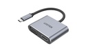 uHUB Q4 Lite 4-in-1 USB-C Hub with MST Dual Display and PD 100W