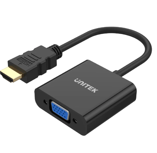 HDMI to VGA Adapter with 3.5mm for Stereo Audio