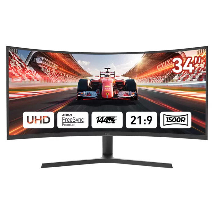 AIWA MP340G-Y 34" Ultrawide Curved 144Hz Gaming Monitor
